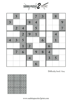 Printable Sudoku Puzzles on Per Page Free Sudoku Puzzles To Photo 6 Per Page