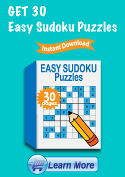 Premium Easy Sudoku Puzzles Package - Get 30 More Easy Sudoku Puzzles