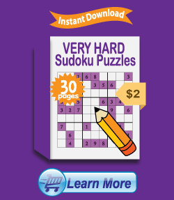 Premium Very Hard Sudoku Puzzles