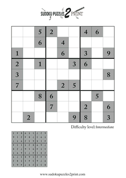 Featured Sudoku Puzzle to Print 4