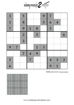 Featured Sudoku Puzzle to Print 7
