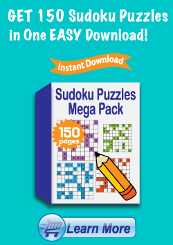 Sudoku Puzzles Mega Pack - Get 150 Premium Sudoku Puzzles