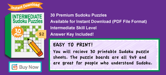 Premium Intermediate Sudoku Puzzles