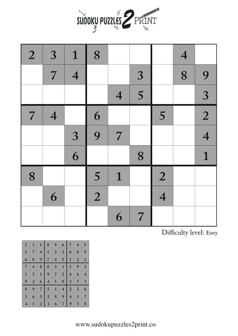 Featured Sudoku Puzzle to Print 5